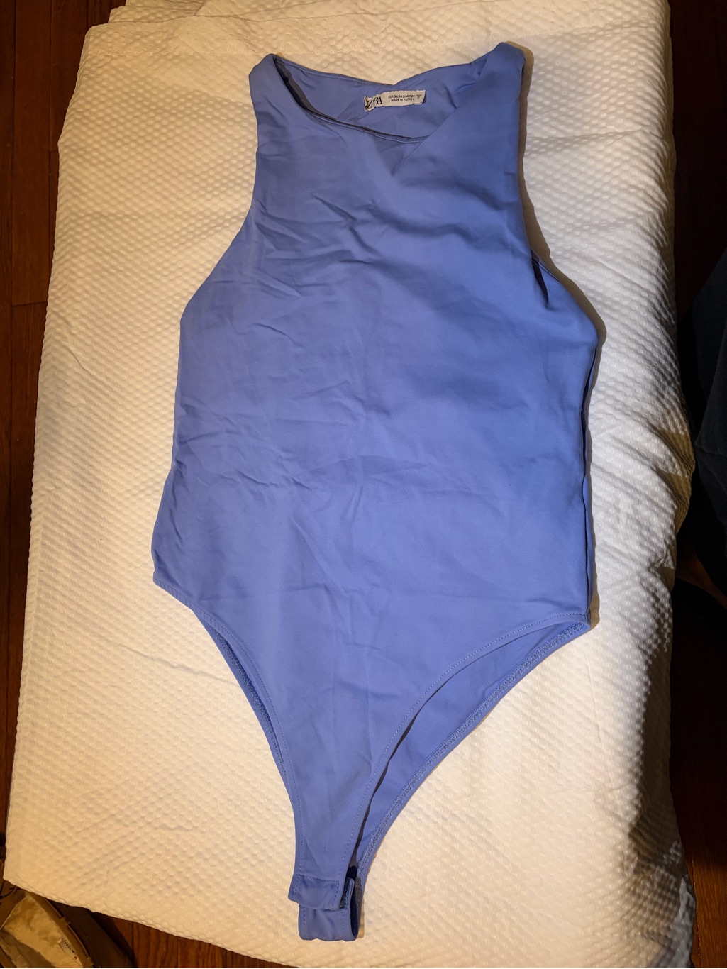 Zara High Neck One-Piece Bodysuit